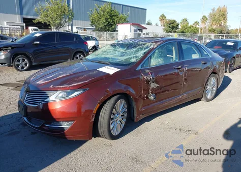 2016 Lincoln Mkz из США, поврежденный, VIN 3LN6L2G95GR609317